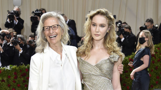 Annie Leibovitz a jej dcéra Samuelle Leibovitz...