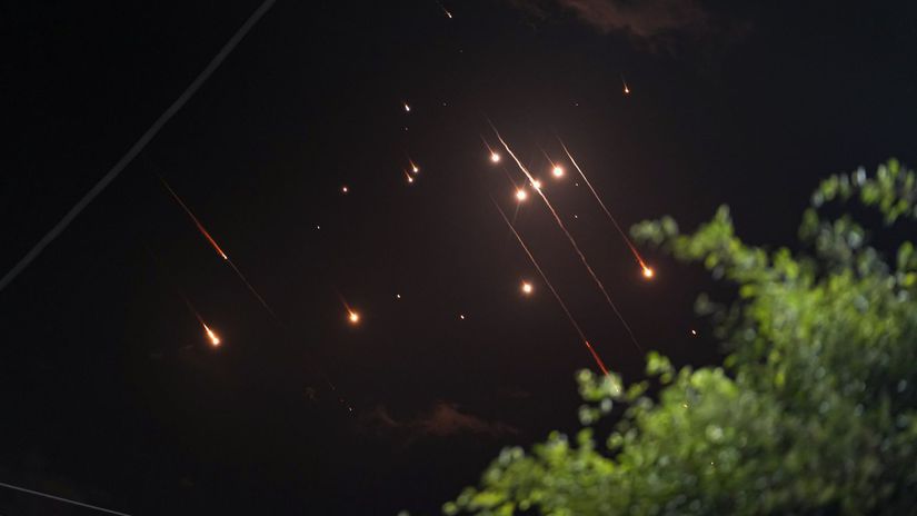 Iránsky raketový útok na Izrael, 1. októbra 2024.