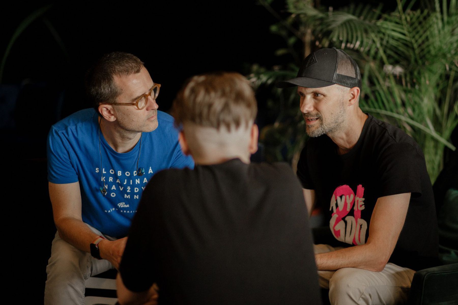 Lektori Daniel Buzinkay a Marek Gregor počas...