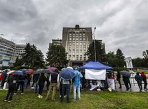 SR Bratislava polícia MV protest BAX