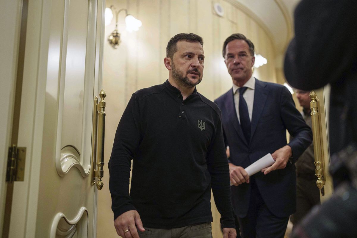 vojna na Ukrajine, Volodymyr Zelenskyj, Mark Rutte