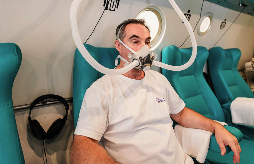 Hyperbarická komora.