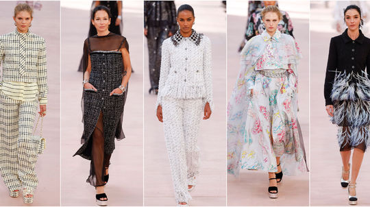 Modelky na prehliadky ateliéru Chanel a jeho...