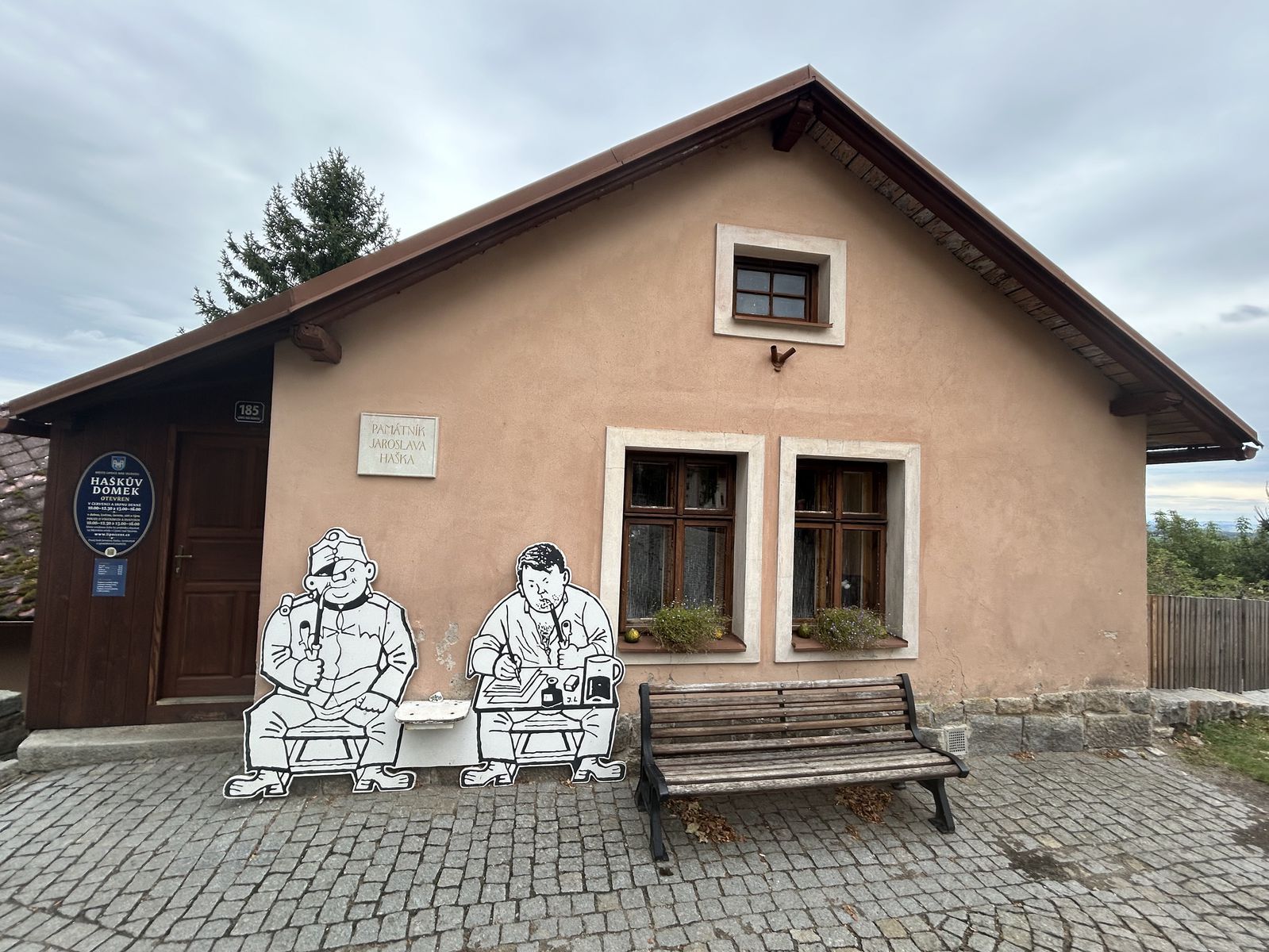 Domček Jaroslava Haška v Lipnici nad Sázavou