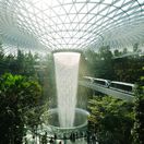 vodopár, letisko, Singapurské letisko Jewel Changi, Singapur