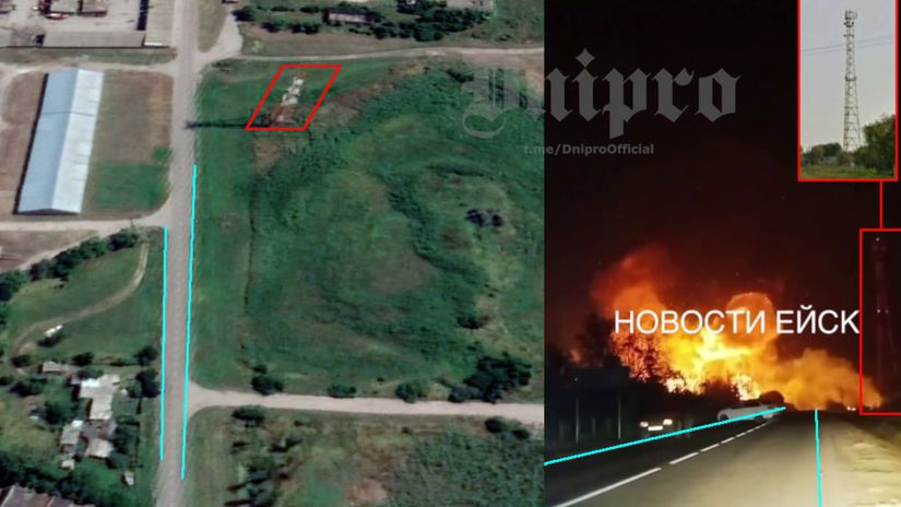 Ukrajinská armáda na juhu Ruska zasiahla v...