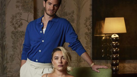 Herečka Florence Pugh a herec Andrew Garfield...