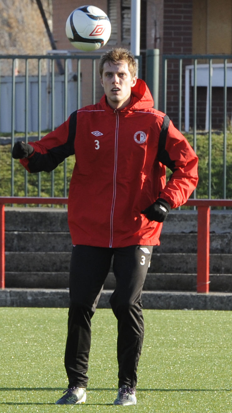 Milan Bortel svojho času na tréningu Slavie Praha.