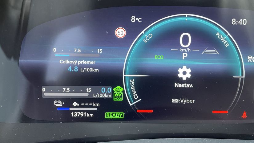 Naša spotreba za asi 400 km jázd sa ustálila na...