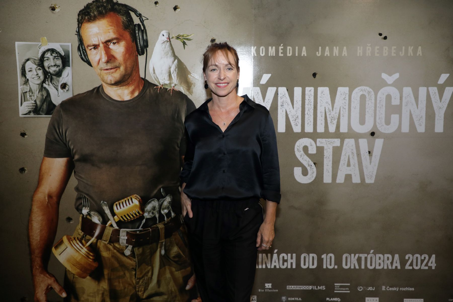 Tatiana Dyková na premiére filmu Výnimočný stav.