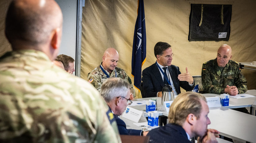 Generálny tajomník NATO Mark Rutte na návšteve...