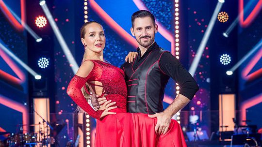 Speváčka a herečka Lucie Vondráčková a Lukáš...