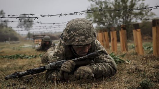 Images provided by the 24th Mechanized Brigade,...