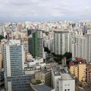 Sao Paulo, Brazília, mesto, mrakodrapy, vežiaky, budovy,