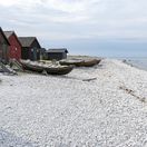 Gotland, Švédsko, rybári, lode, loďky, člny, breh, more, pobrežie, cestovanie,