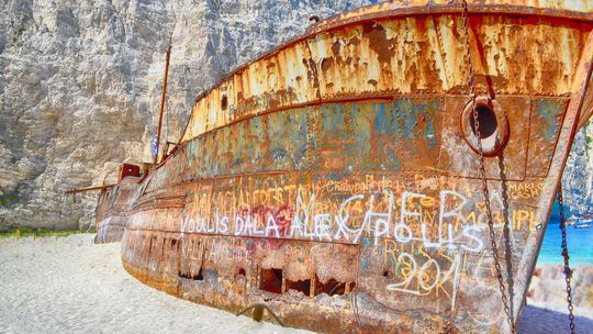 Navagio, Zakynthos, Grécko