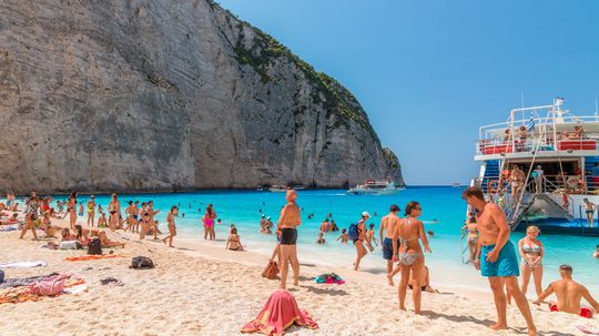 Navagio, Zakynthos, Grécko