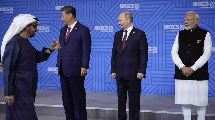 Summit BRICS v ruskej Kazani, v strede Vladimir...