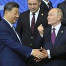 Putin, Cyril Ramaphosa, Si Ťin-pching, BRICS , Rusko