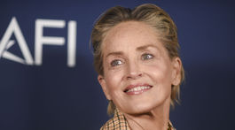 Sharon Stone sa tiež objavila na slávnostnej premiére. 