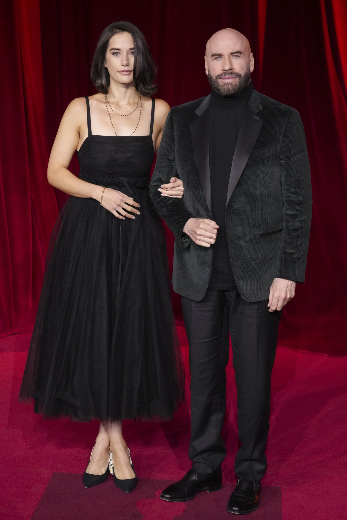 Ella Travolta a jej otec John Travolta spoločne...