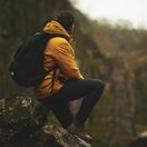 turista, hory, turistika, cestovnie, dovolenka, ruksak, batoh, jeseň, príroda