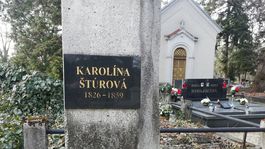 Karolína Štúrová, hrob, Lučenec