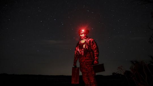 Ukrajinský vojak 24. mechanizovanej brigády na...