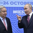 Vladimir Putin, Antonio Guterres, BRICS