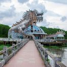 Vietnam, vodný park, drak, Hue