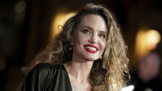 Herečka Angelina Jolie na premiére filmu Maria...