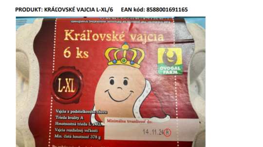 Vajcia stiahnuté z predaja.