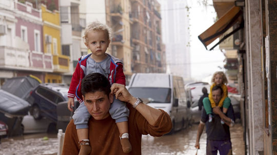 Zaplavené ulice Valencie.