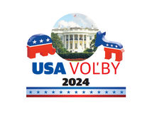 USA, voľby 2024, logo Pravda