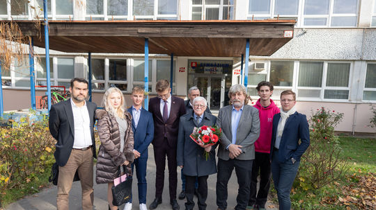 Zástupcovia Jednoty dôchodcov a gymnázia si...