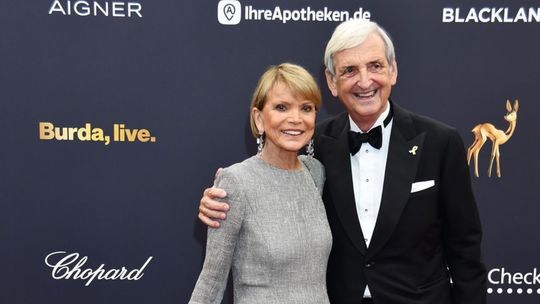 Uschi Glas a jej manžel  Dieter Hermann na...