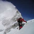 matterhorn, horolezec, hory, sneh, lano, cestovanie, turistika,