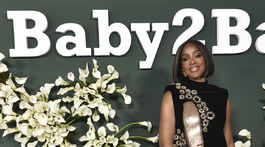 Speváčka Kelly Rowland v kreácii Georges Chakra Haute Couture. 