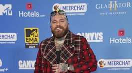Teddy Swims na MTV European Music Awards 2024.
