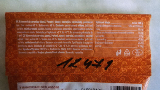 Nevyhovujúci produkt.