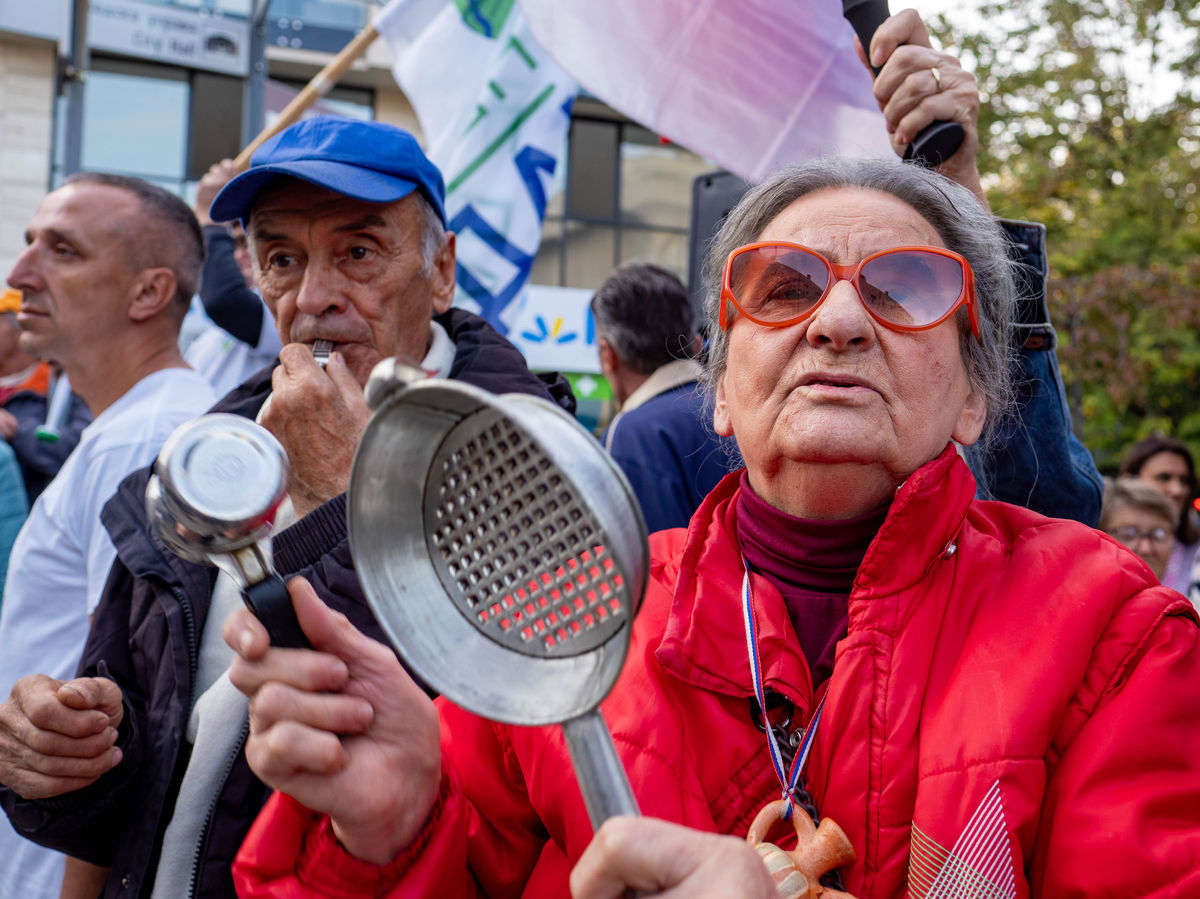 Na proteste proti ťažbe lítia.