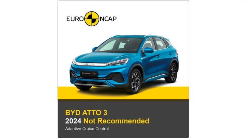 Adaptívny tempomat modelu Atto 3 nesprávne...
