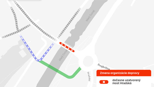 Uzavretie Vrakunského mosta a možné obchádzky