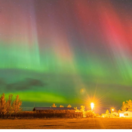 polárna žiara, Islande, mReportér