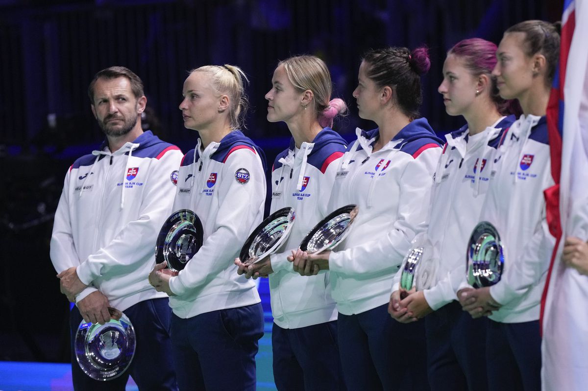 Slovak women's tennis team.