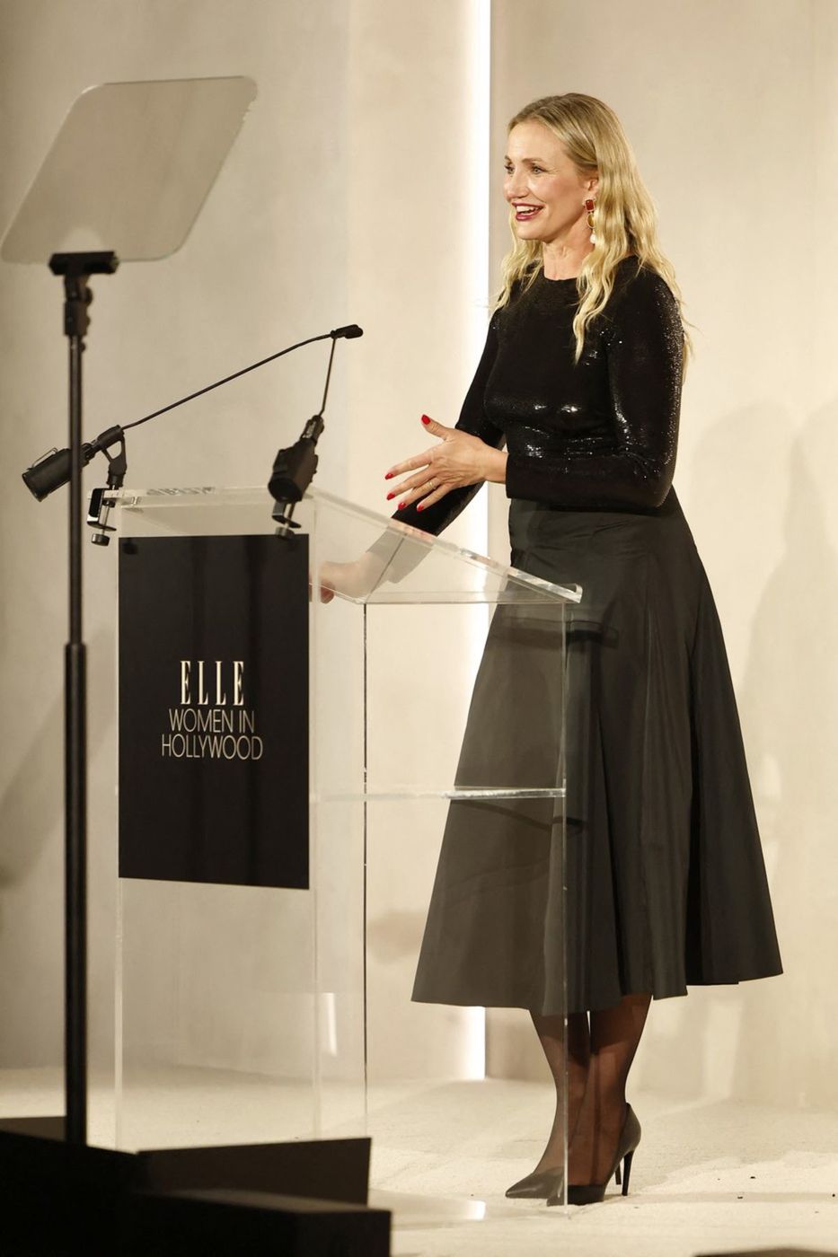Herečka Cameron Diaz na podujatí ELLE Women in...