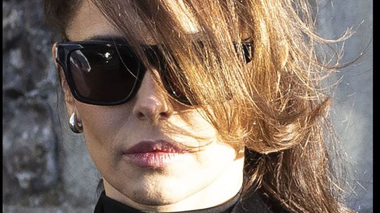 Speváčka Cheryl Cole na zábere z pohrebu Liama...