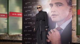 Francúzska herečka Emmanuelle Beart na filmovom festivale v Turíne. 