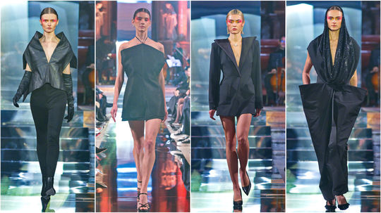 Modelky na prehliadke Hommage Conceptual...