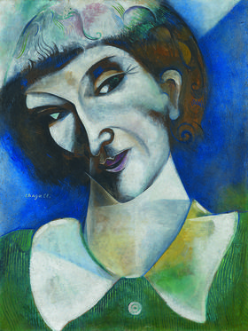 Marc Chagall: Autoportrét, 1914